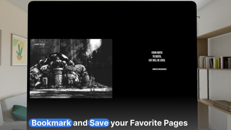Screenshot of Uncover: Ebook Reader