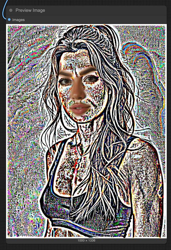 The image features a stylized portrait of a woman with a focus on her face, surrounded by a colorful, abstract background.