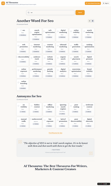 AIThesaurus.io