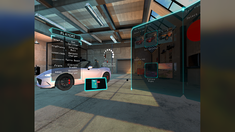 Screenshot of VR Adrenaline Drive