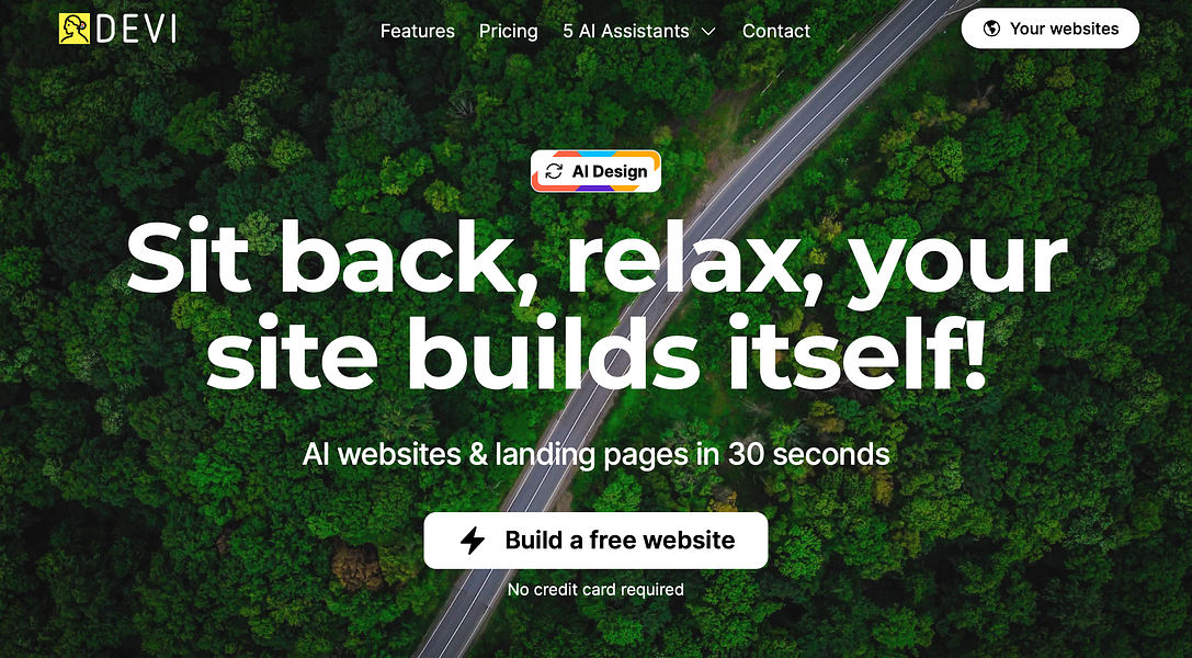 AI Landing Pages & AI Websites