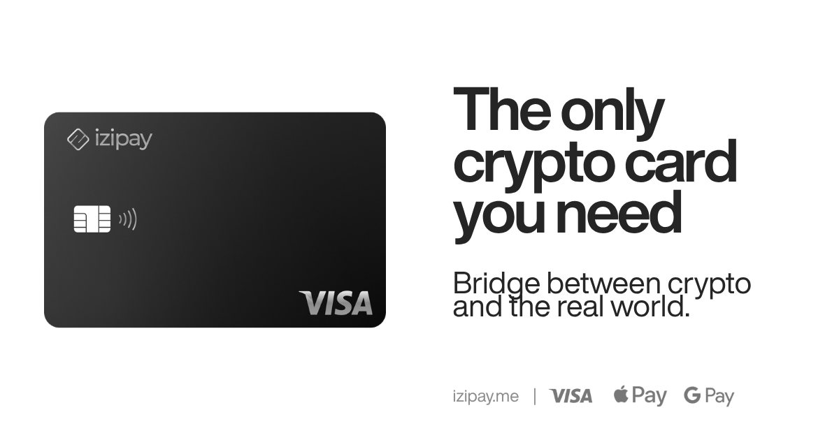 IZIPAY – Spend crypto anywhere with instant virtual and physical cards
