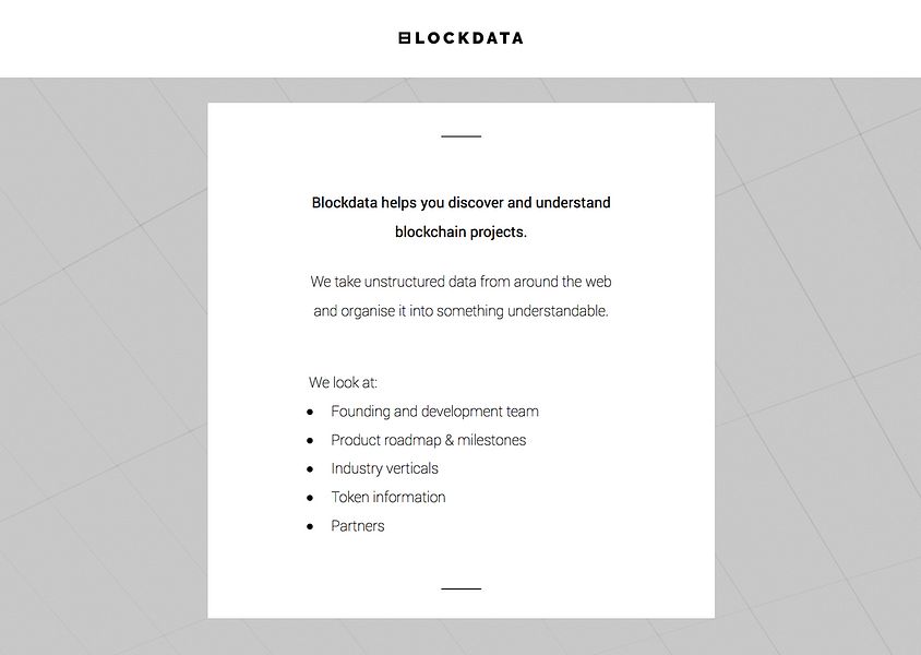 Blockdata