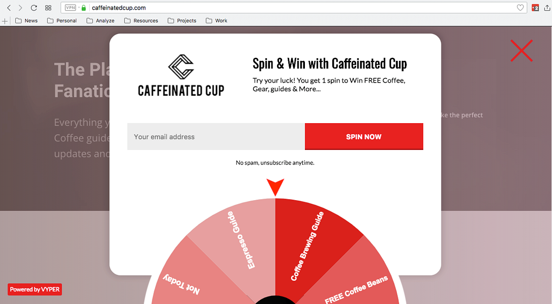 Interactive Popups by VYPER