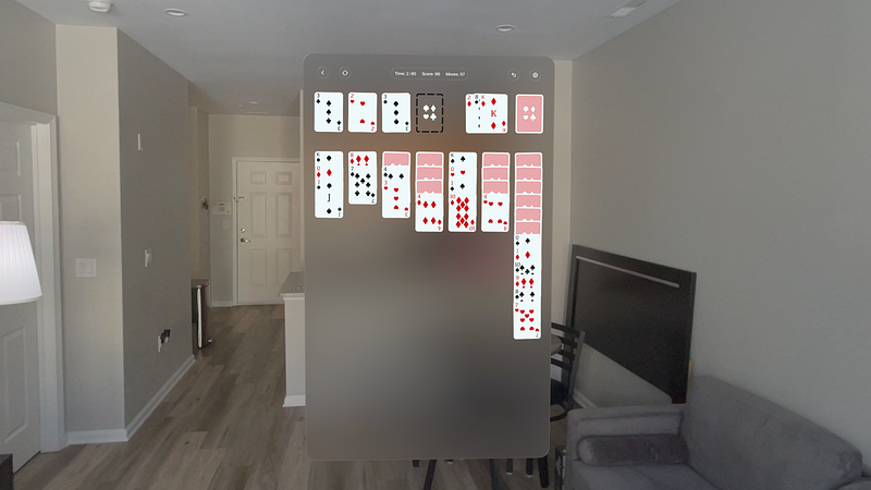 Screenshot of Spatial Solitaire - Card Game
