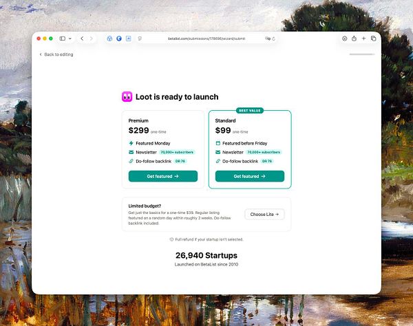 A digital interface design mockup displays a multi-step product or submission flow with input forms, visual progress indicators, and a clean, modern style.