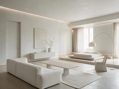 A room in the Minimalist style
