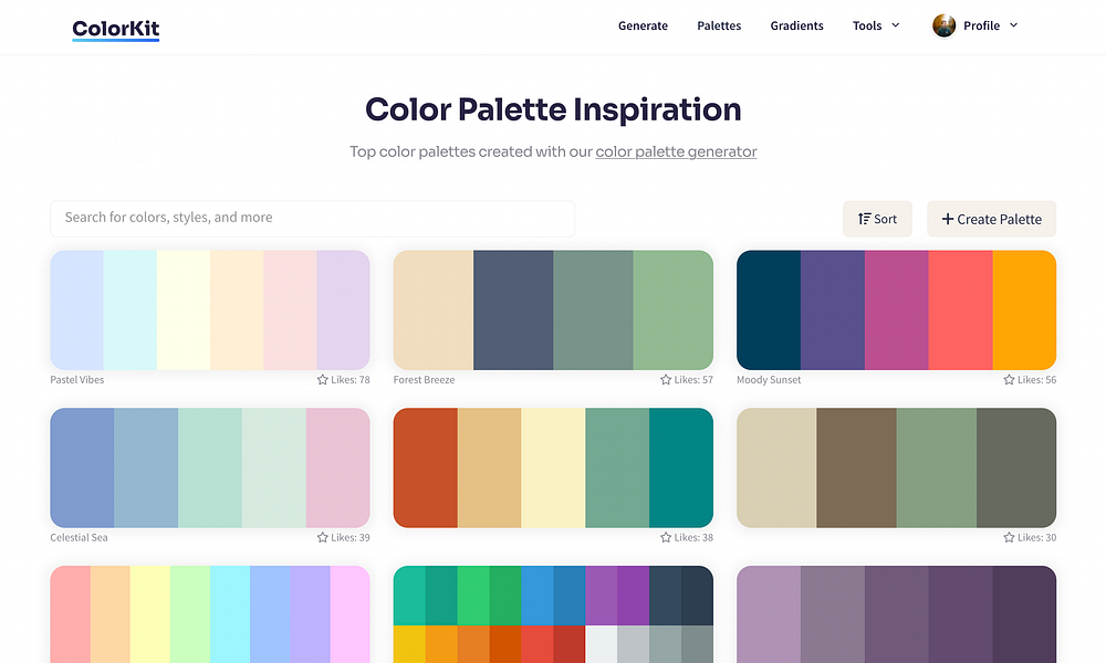ColorKit: Create stunning color palettes & create your next | BetaList