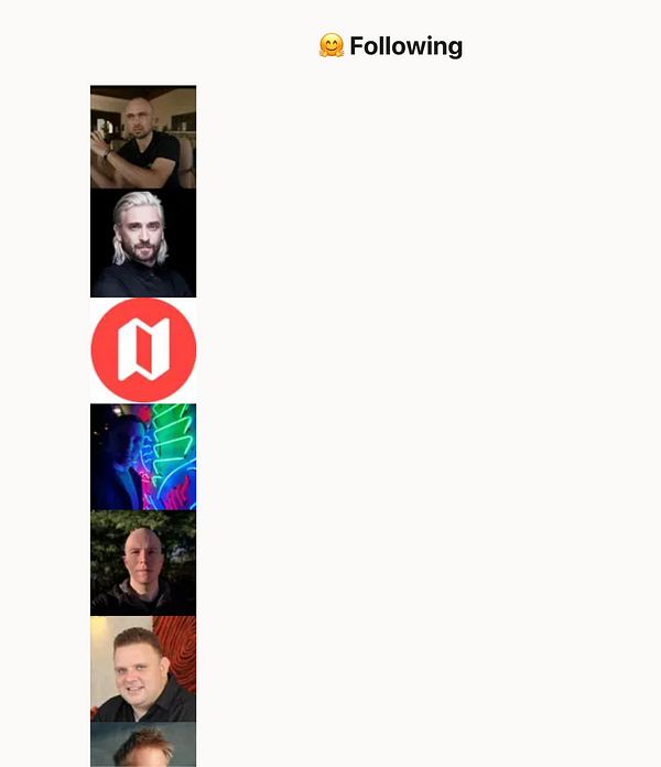 A vertical layout displaying a list of individuals and a logo.