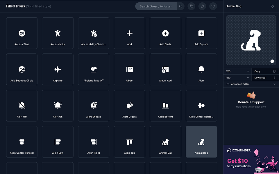 Fluenticons