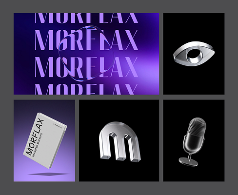 The image features a modern design showcasing the brand 'MORFLAX' with various graphic elements.