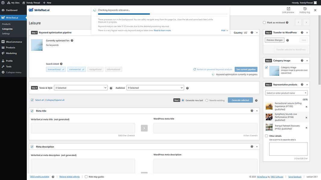 WriteText.ai for WooCommerce