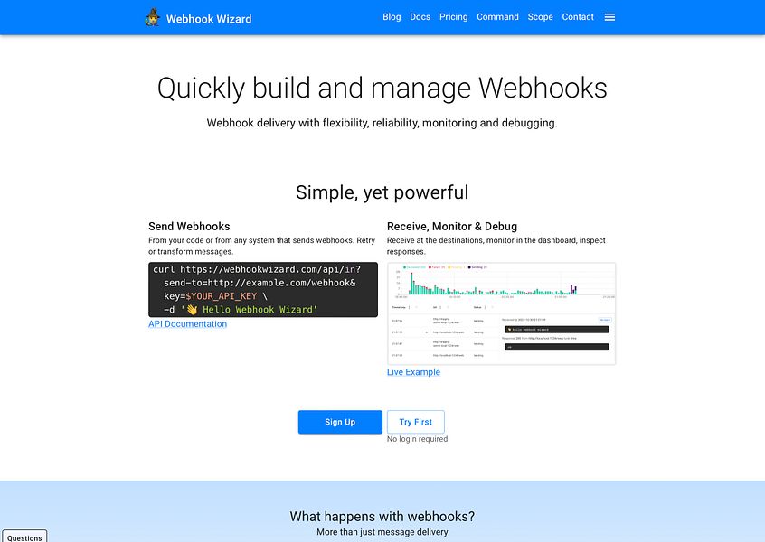 Webhook Wizard