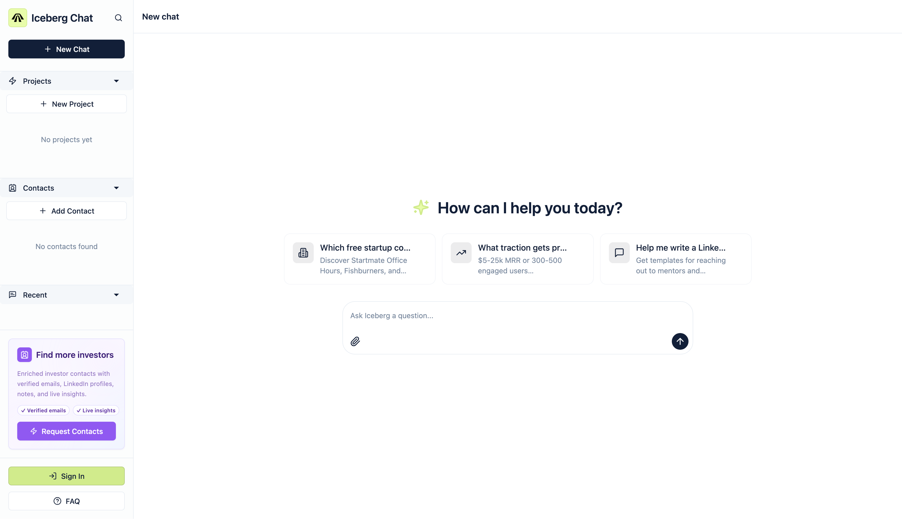 Iceberg: The next-generation AI-fundraising assistant for | BetaList