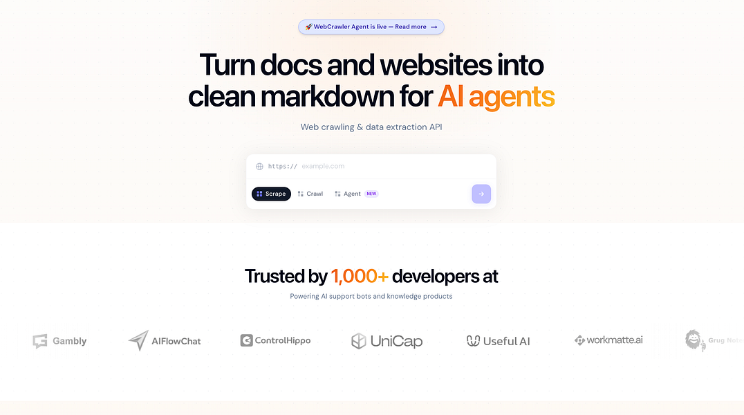 WebCrawler API