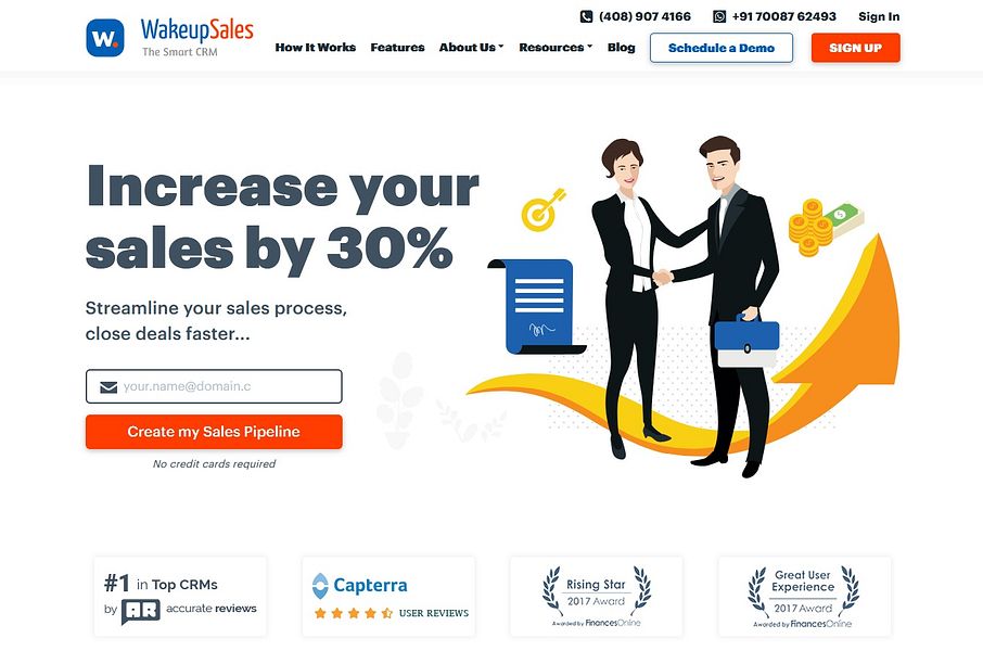 Wakeupsales CRM