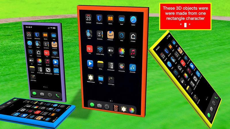 Screenshot of 3D Text Viewer