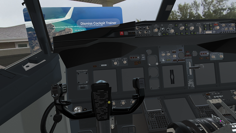 Screenshot of Paper Tiger Cockpit Trainer