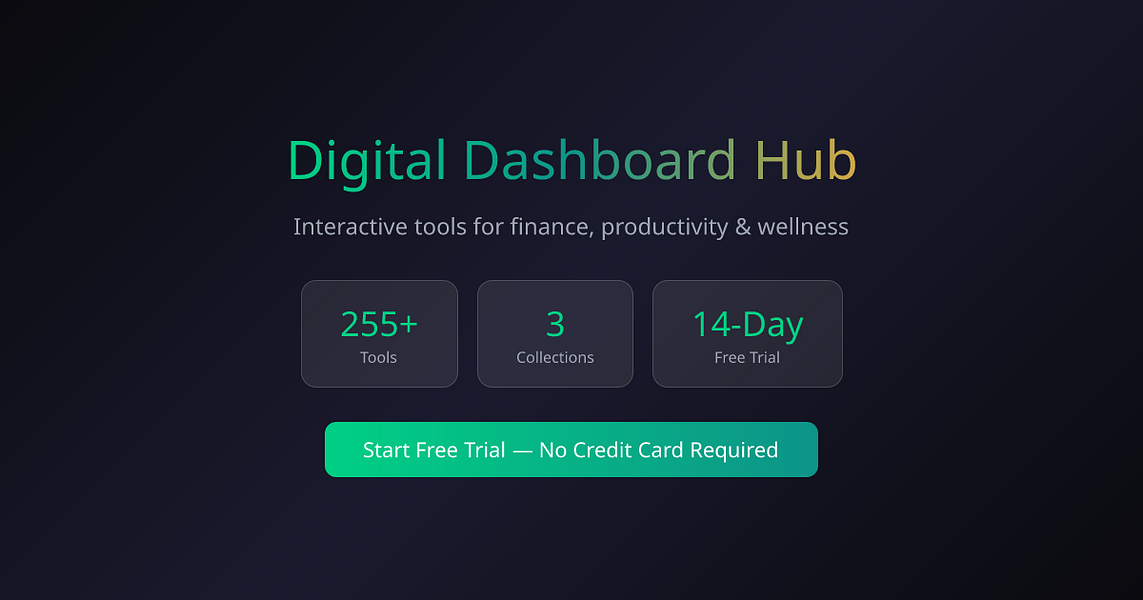 Digital Dashboard Hub