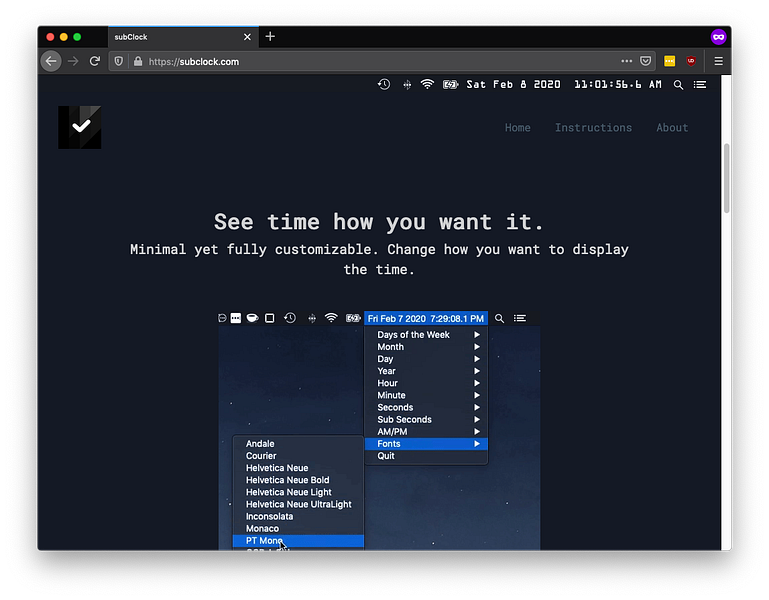 SubClock