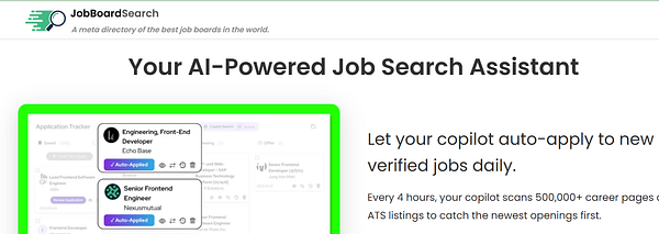 Screenshot of a web page showing candidate profiles for a job board search with filters and action buttons.