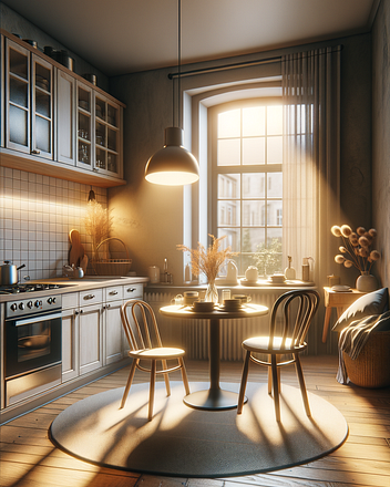 Dinette in interior design