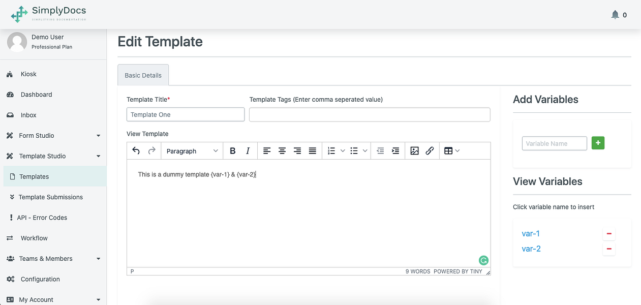 SimplyDocs
