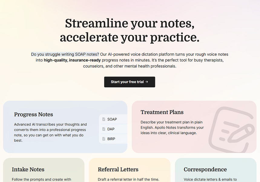 Apollo Notes