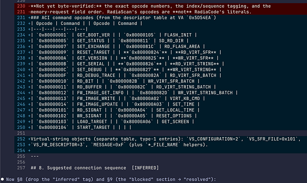 Screenshot of a task detail window for reverse engineering an app with sections including Comments, Task Properties, and a chat interface.