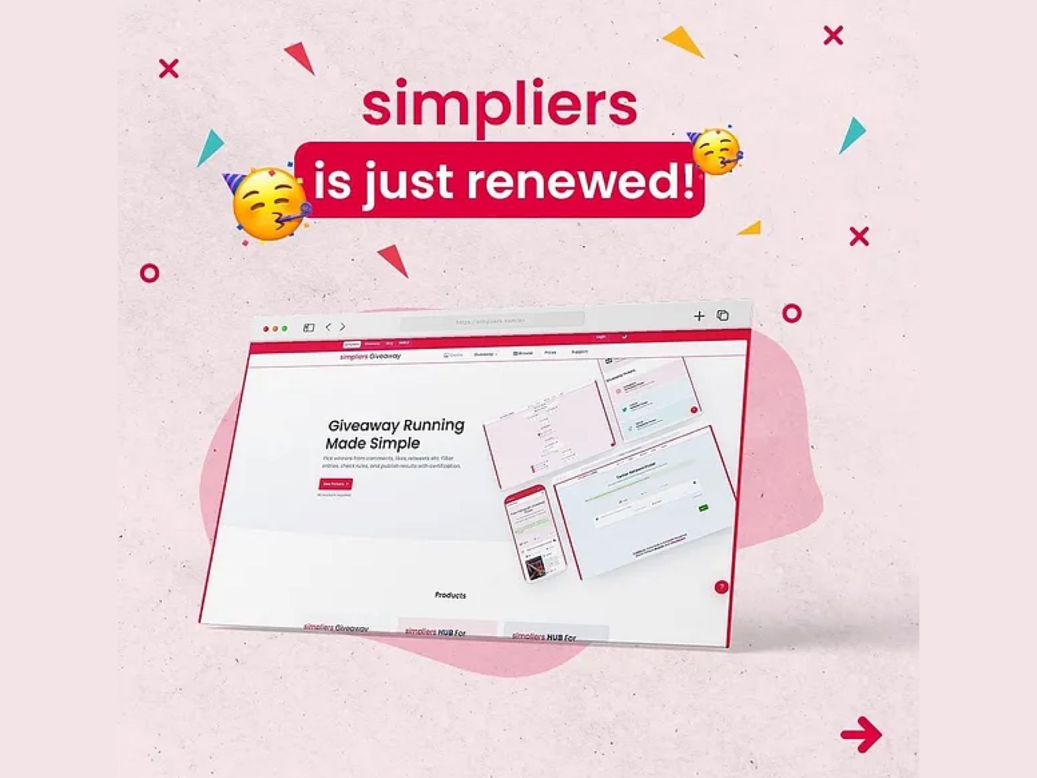 Simpliers: Giveaway Running Made Simple | BetaList