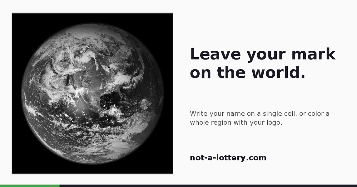Not a Lottery
