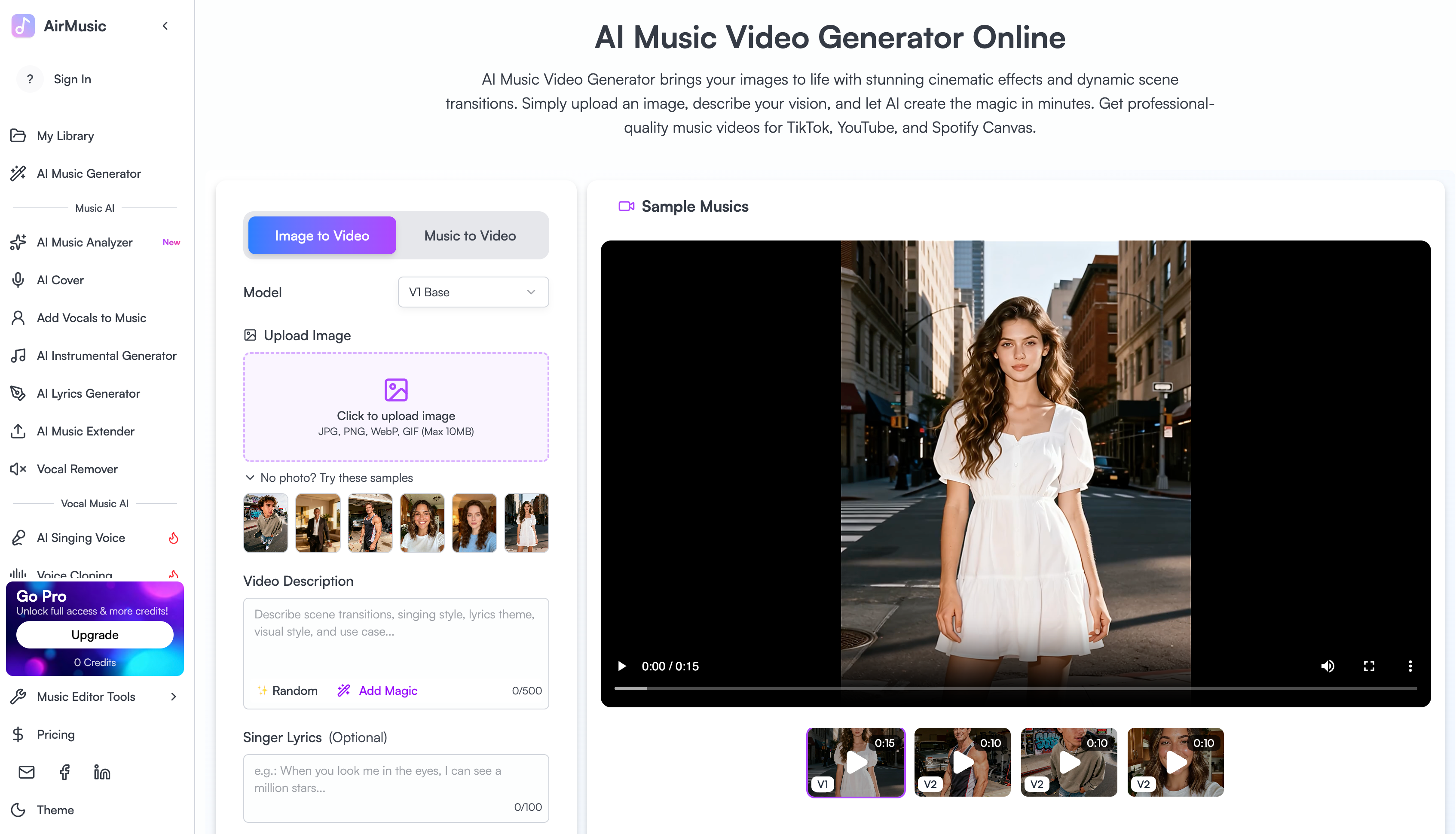 AirMusic: Generate realistic music and vocals with AI | BetaList