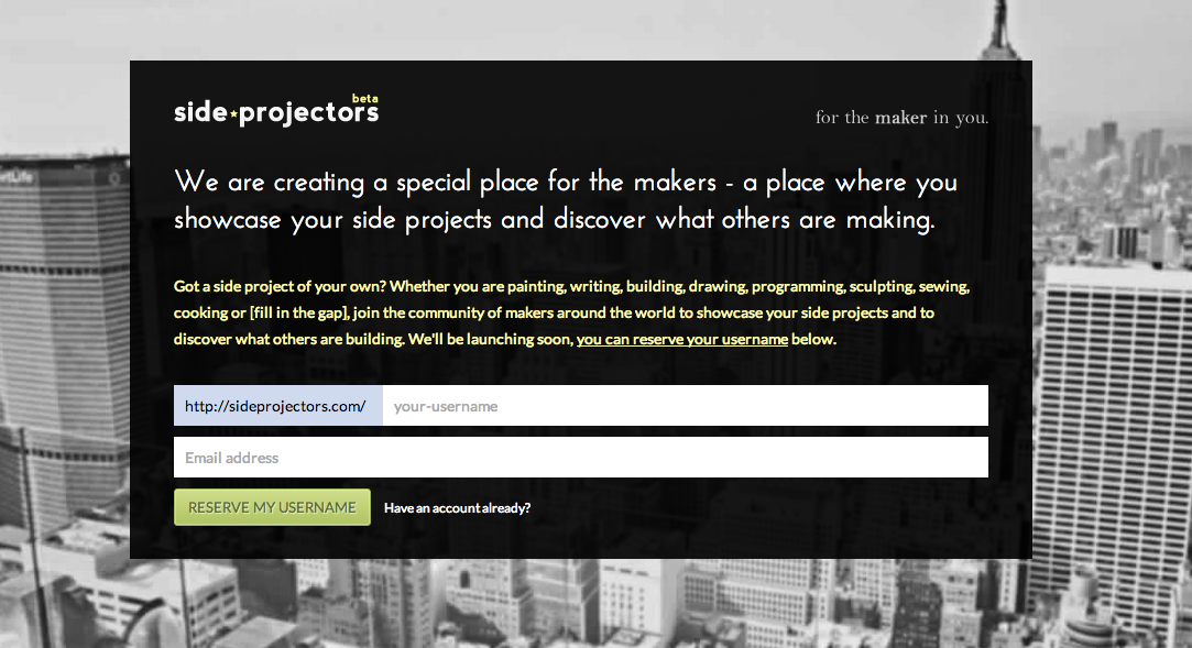 SideProjectors