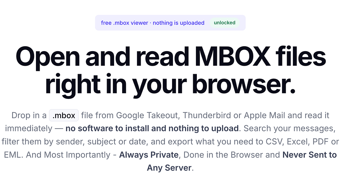 Read MBOX