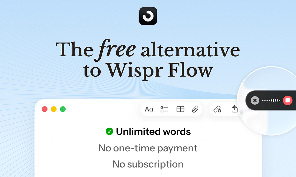 Onit Dictate – Wispr Flow alternative that's free and runs locally visual 2