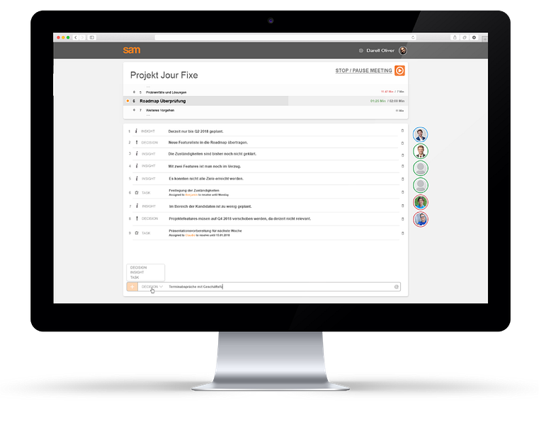 sam | smart assisted meetings