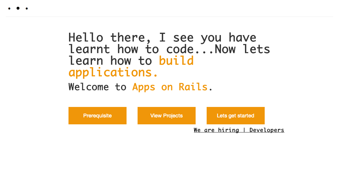 Apps on Rails