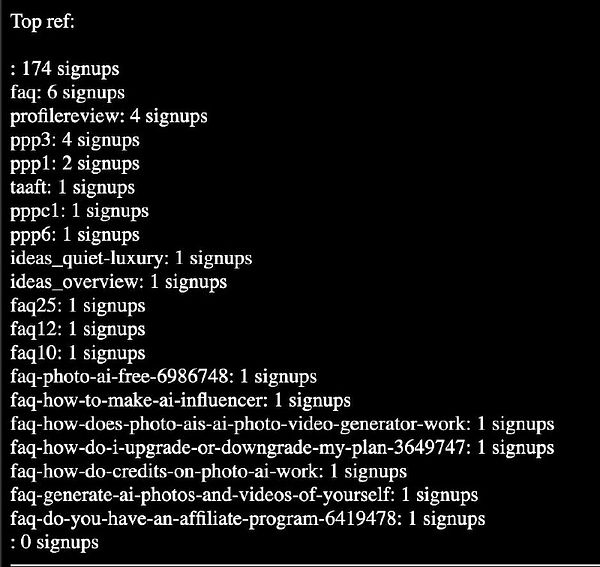 Screenshot of the PhotoAI FAQ page with a sidebar menu and a main content area showing frequently asked questions.