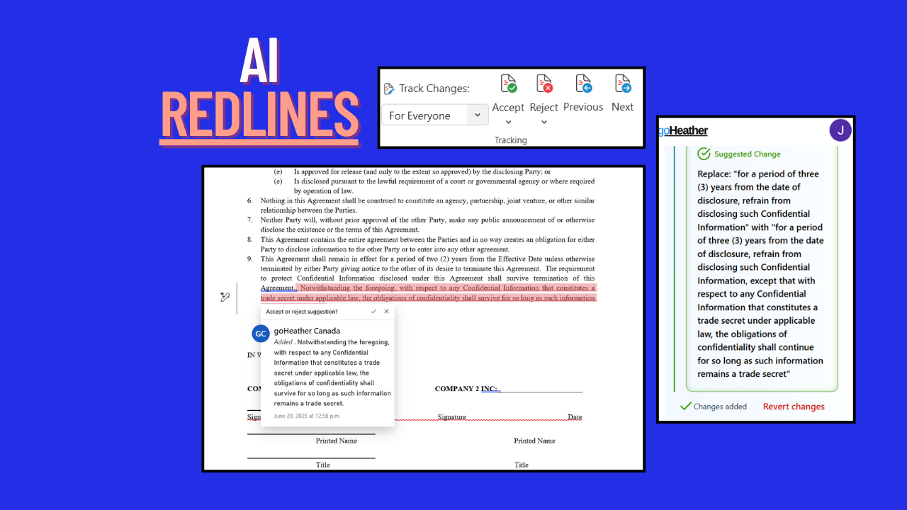 AI Contract Review: Our AI instantly identifies and