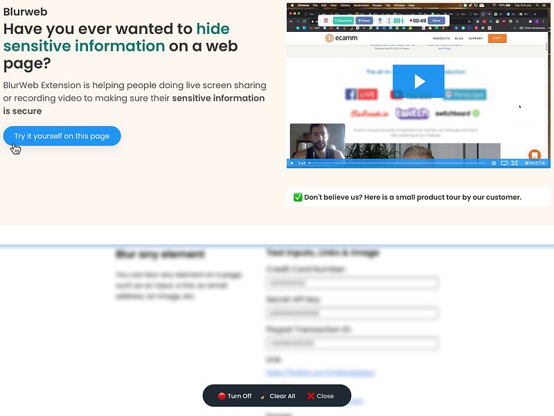 BlurWeb