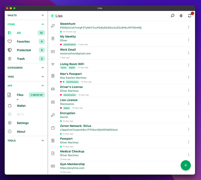 Liso Password Manager