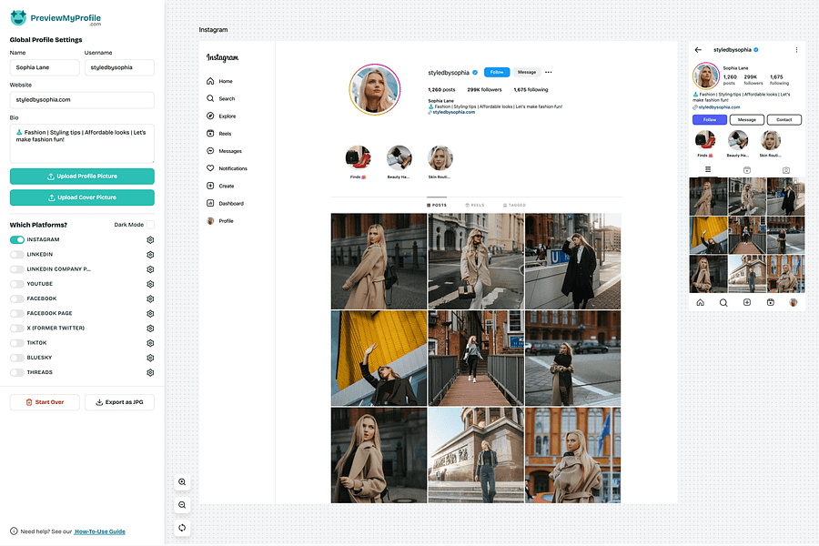 PreviewMyProfile