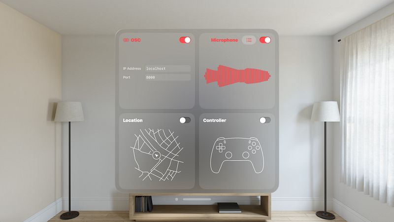 Screenshot of Data OSC