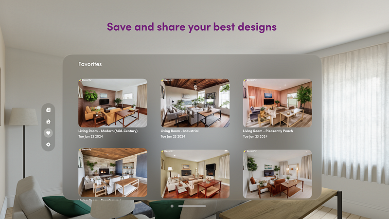 Screenshot of Wayfair Decorify