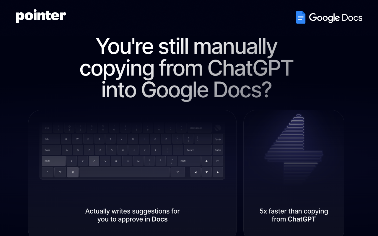 Pointer for Google Docs: AI agent for Google Docs | BetaList