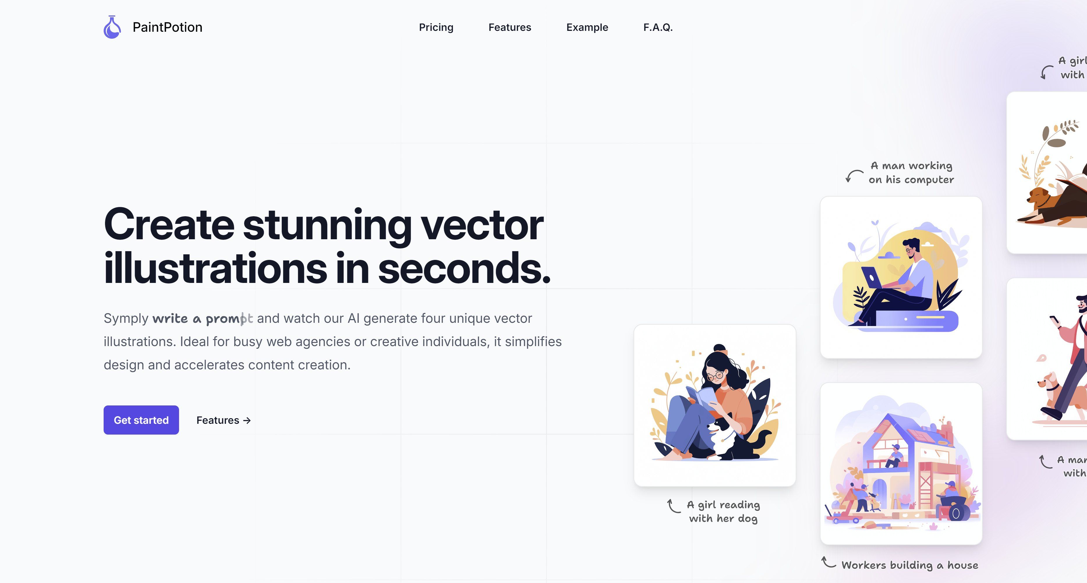 Paint Potion: Create stylish & consistent vector