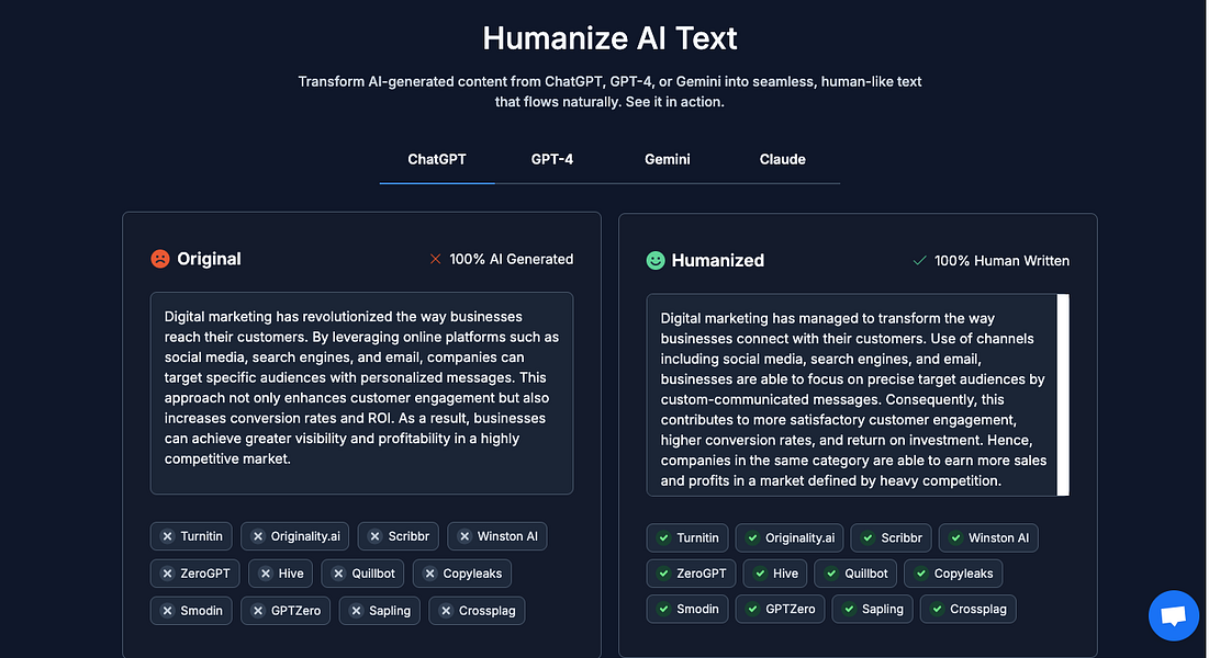 Humanize AI Text