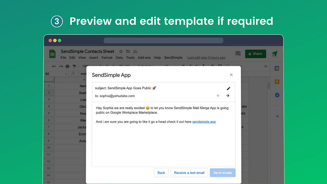 SendSimple App