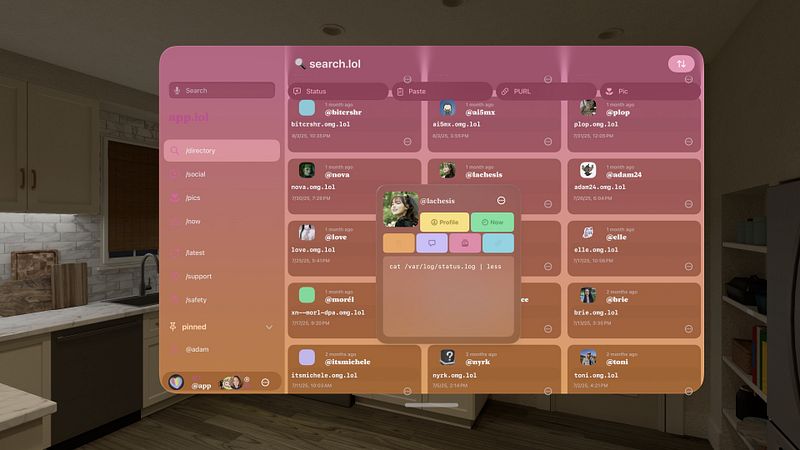 Screenshot of app.lol