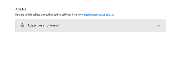 Screenshot of an ads.txt file content with advertising network authorizations.